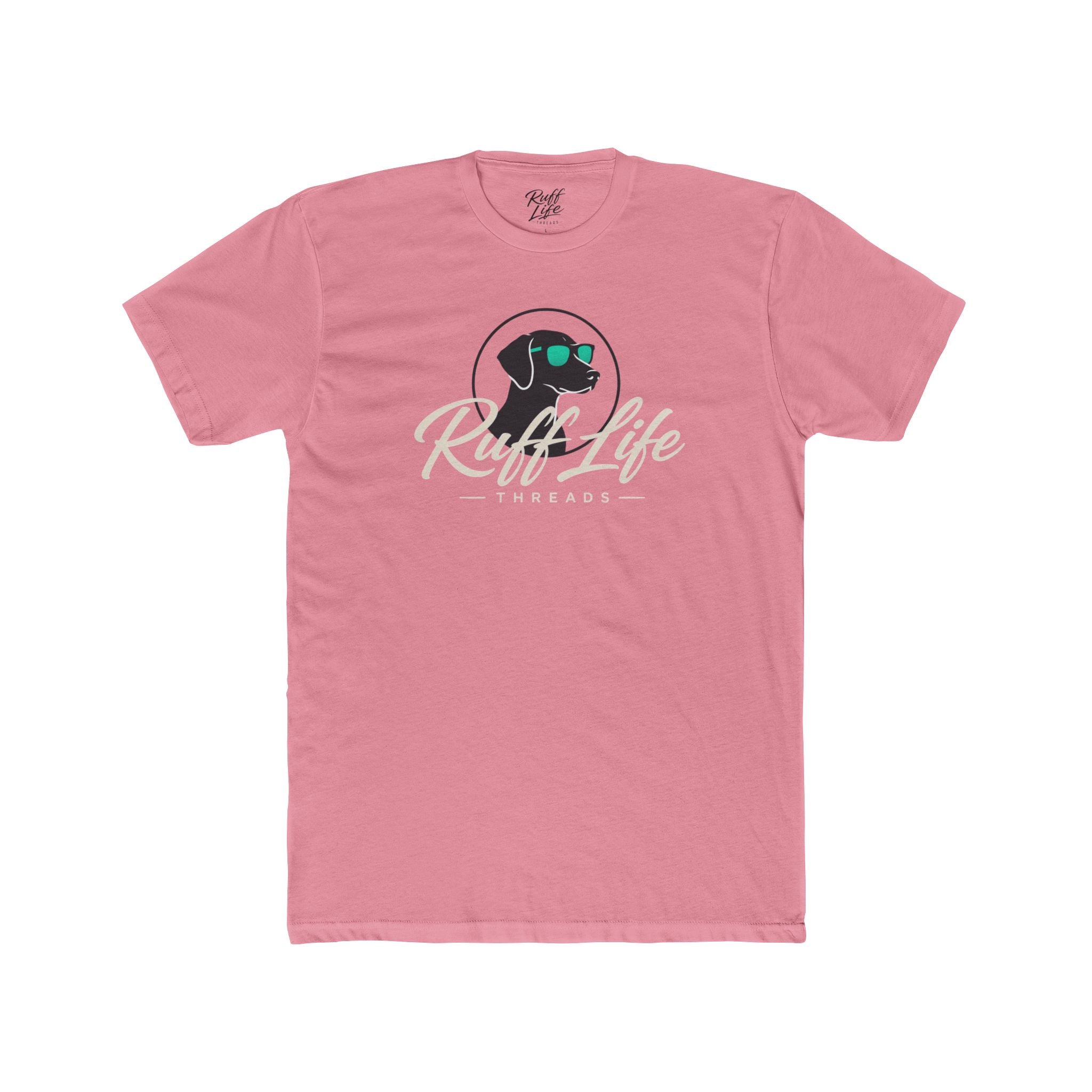 Ruff Life Tee — Retro Dog Graphic Cotton T‑Shirt