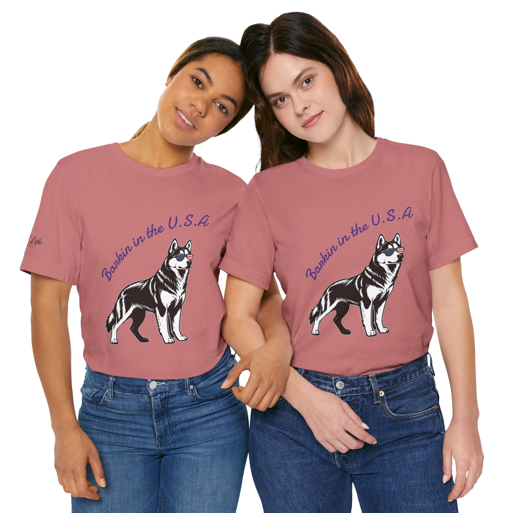Barkin' in the USA Dog T-Shirt — Funny Patriotic Pup Tee