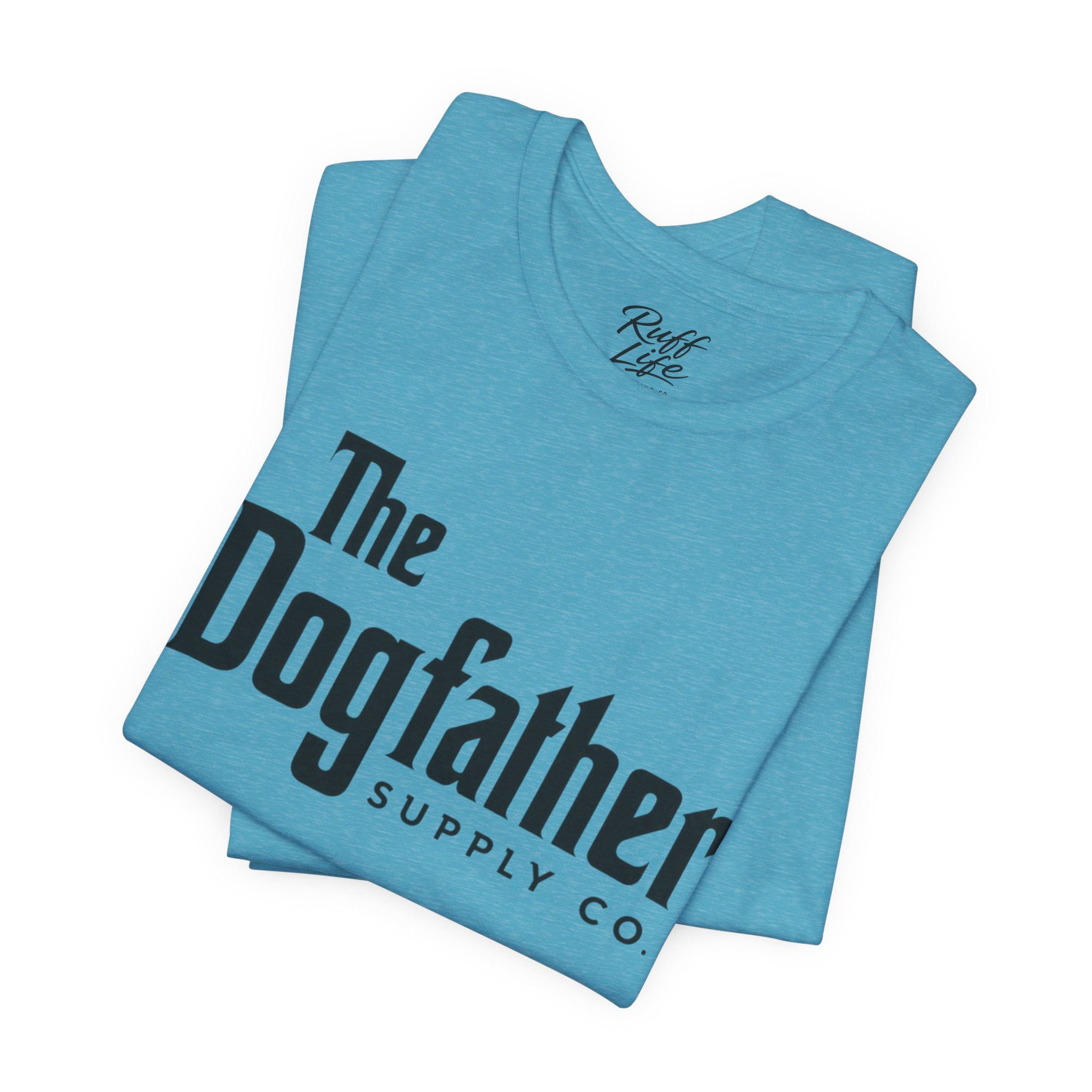 Dogfather T‑Shirt — "Respect the Family, Respect the Food Bowl" Funny Dog Graphic Tee