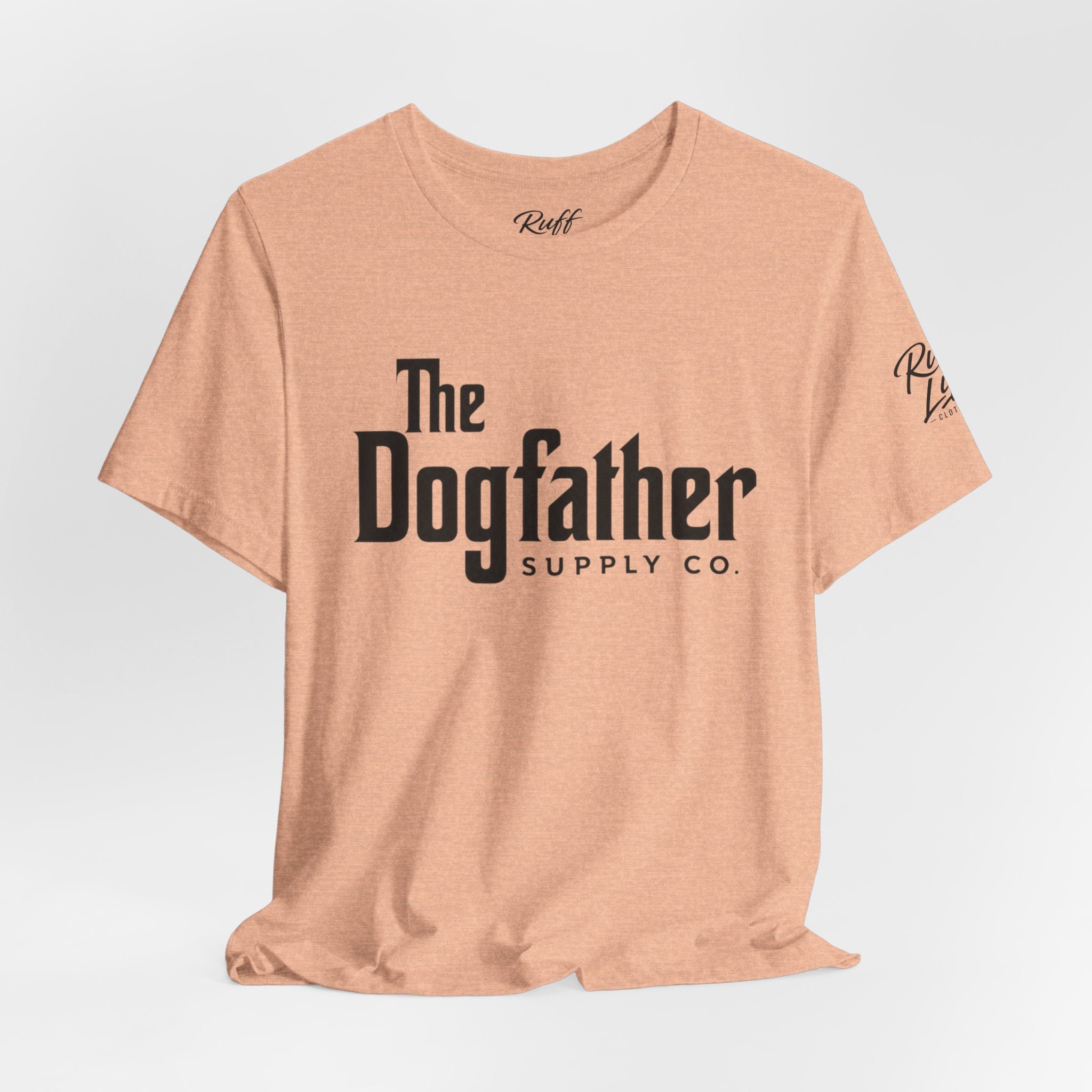 Dogfather T‑Shirt — "Respect the Family, Respect the Food Bowl" Funny Dog Graphic Tee