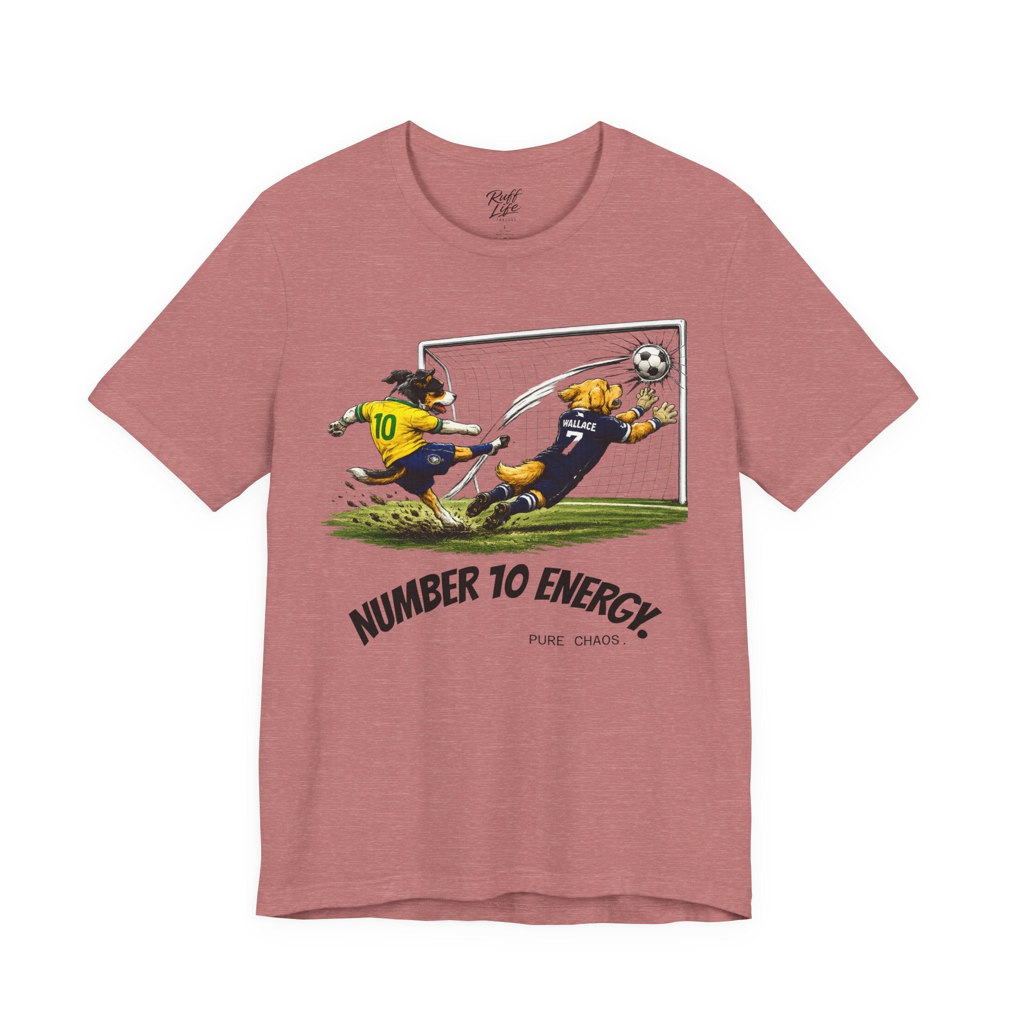 World Pup 2026 Soccer Tee — 'Number 10 Energy' Brazil vs Scotland Cartoon Shirt - World Cup 26'