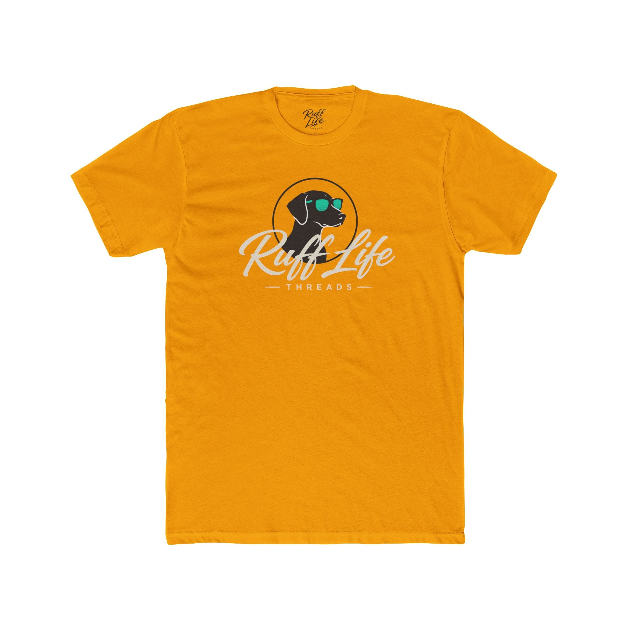 Ruff Life Tee — Retro Dog Graphic Cotton T‑Shirt