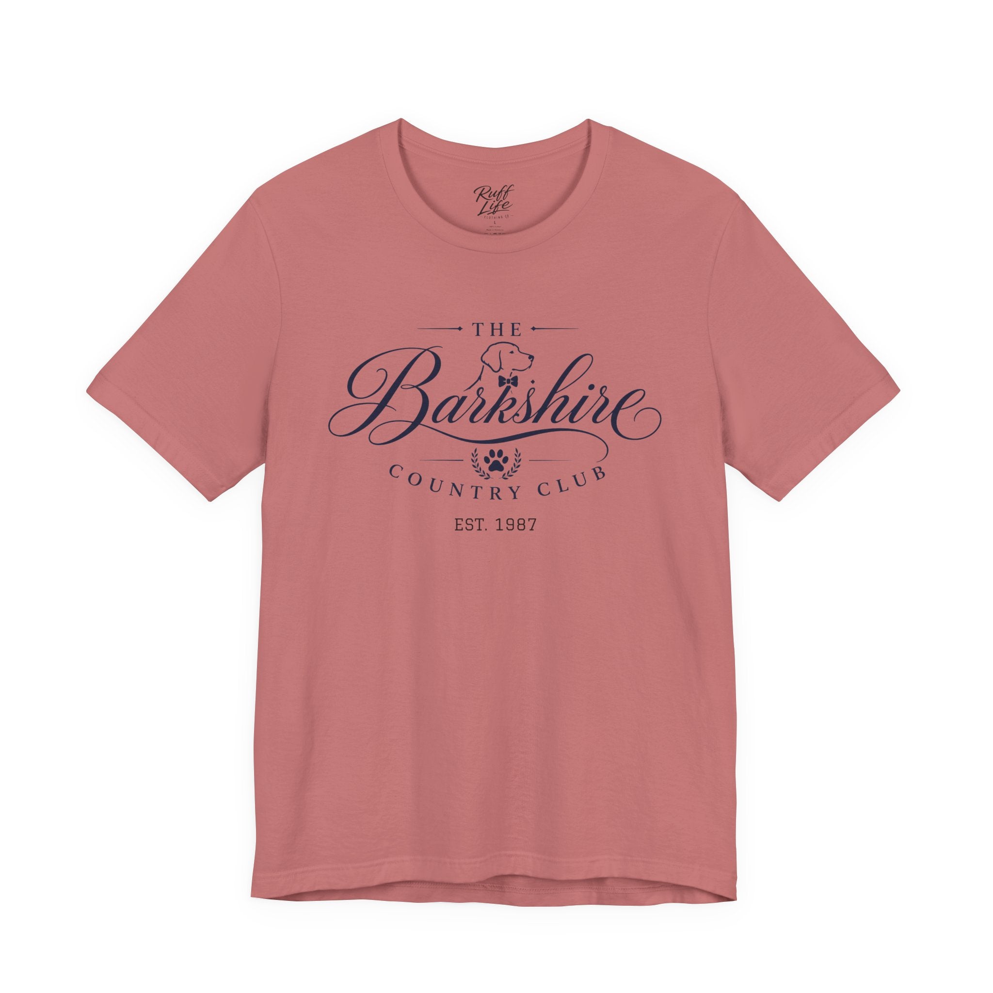 Champagne Problems Dog Tee — "It's a Ruff Life" Novelty Graphic T-Shirt