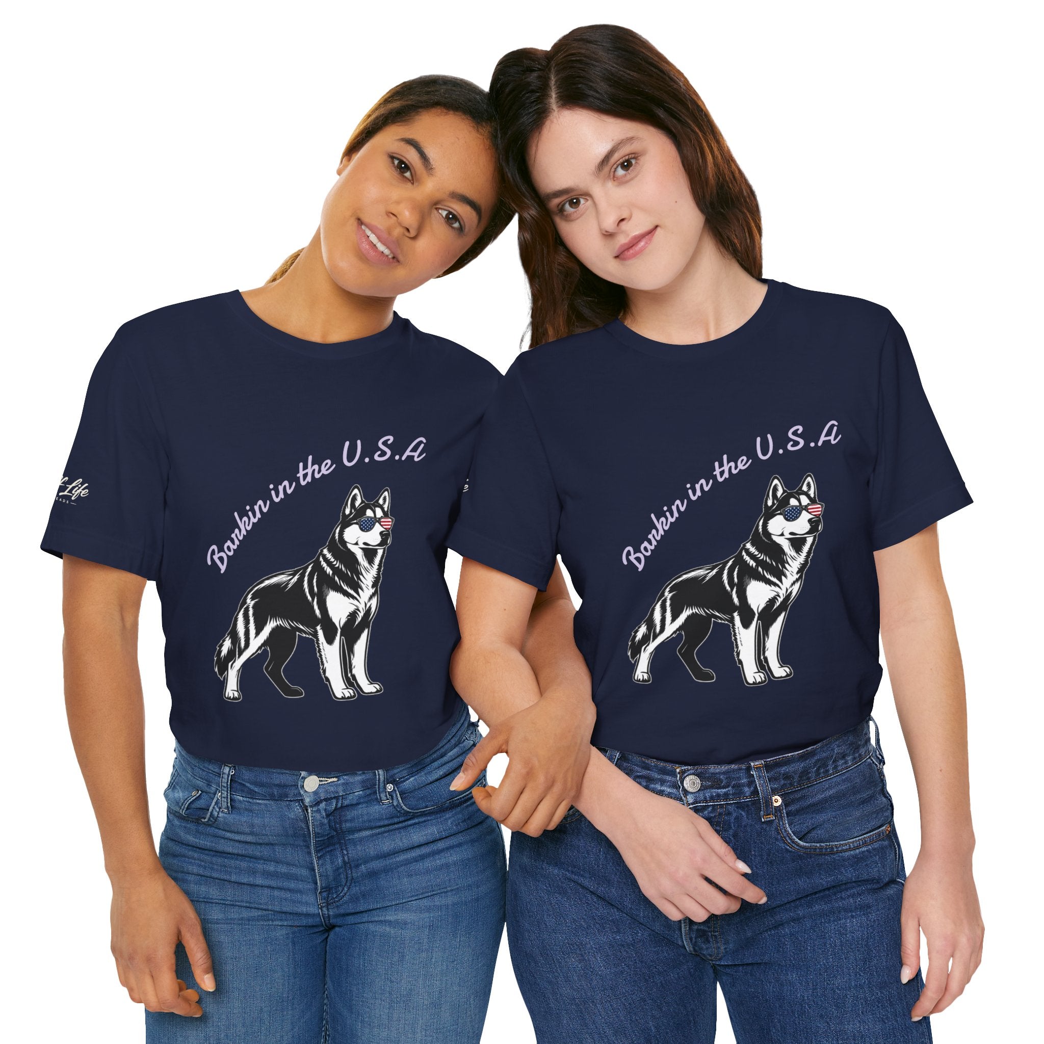 Barkin' in the USA Dog T-Shirt — Funny Patriotic Pup Tee