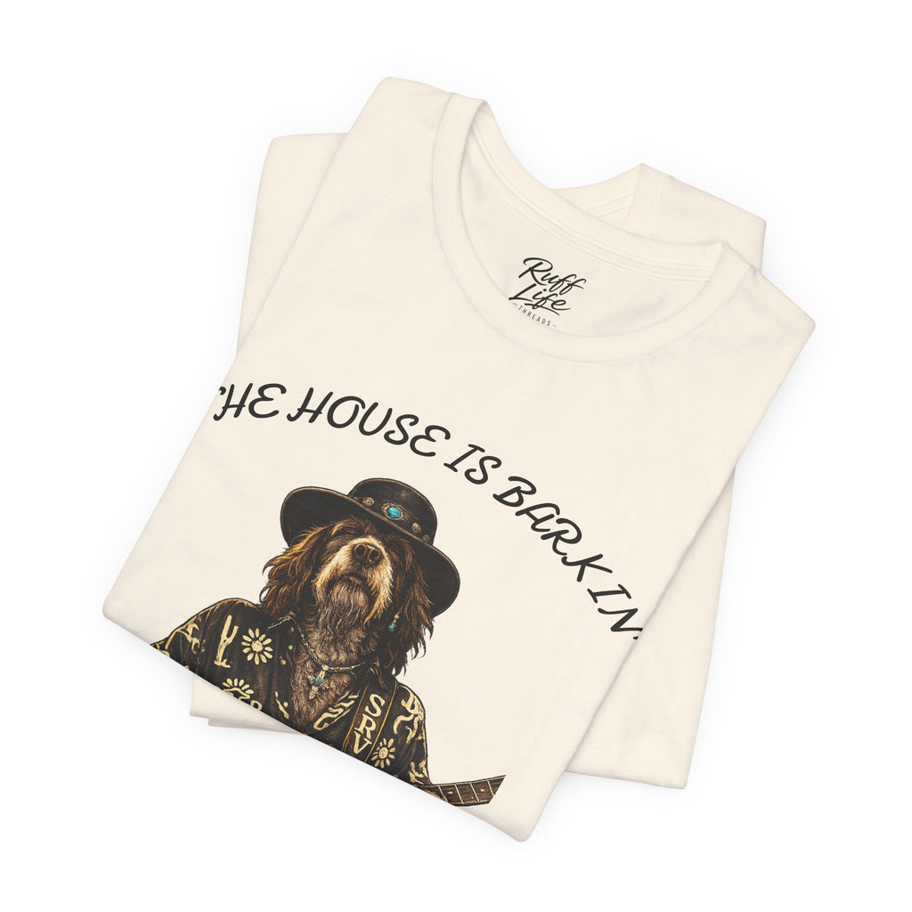 Howlin' Since '83 Vintage Dog Guitar Band Tee — SRV Inspired Rock T-Shirt