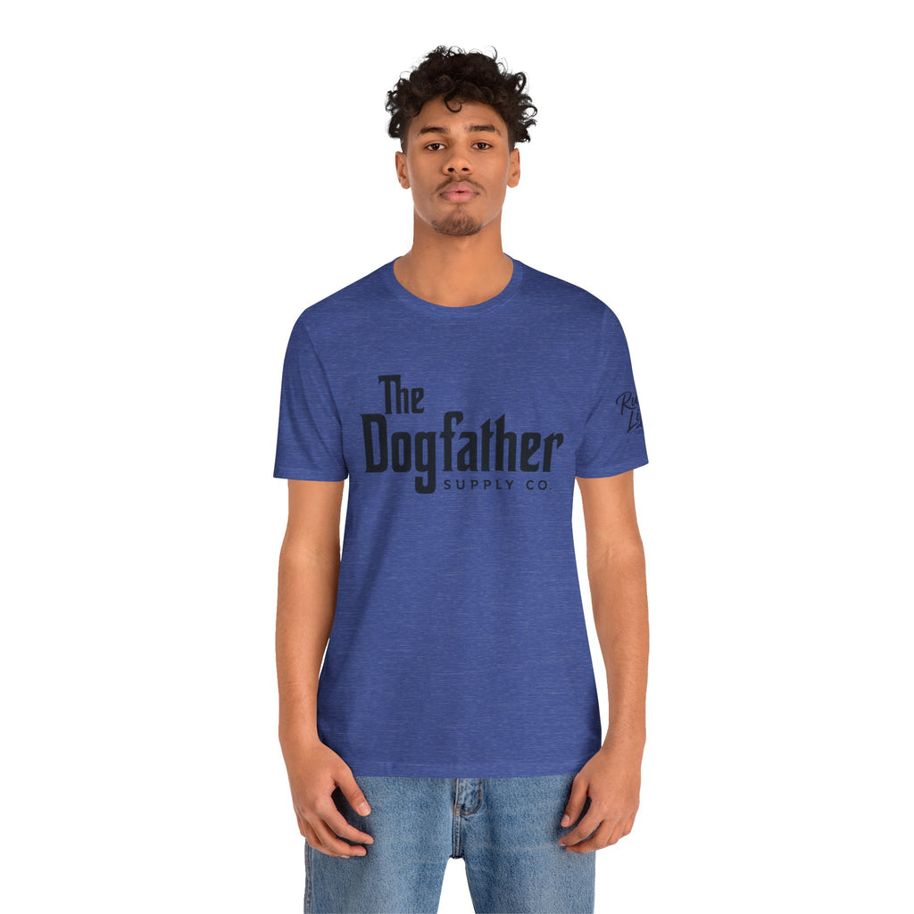 Dogfather T‑Shirt — "Respect the Family, Respect the Food Bowl" Funny Dog Graphic Tee
