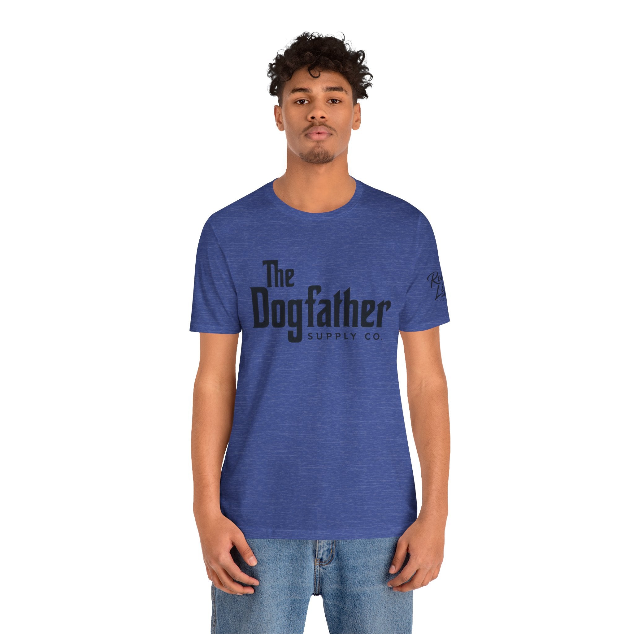Dogfather T‑Shirt — "Respect the Family, Respect the Food Bowl" Funny Dog Graphic Tee