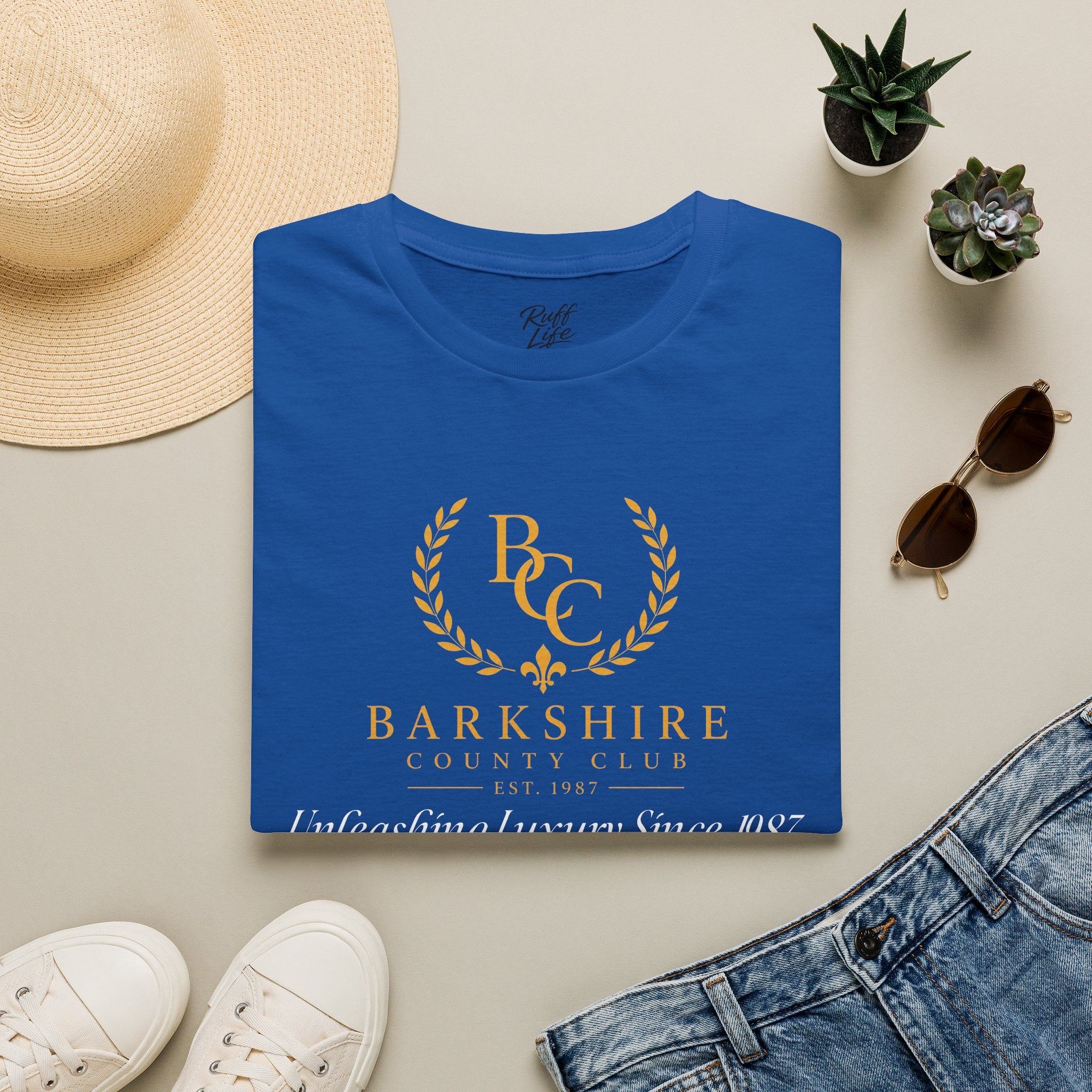 Barkshire County Club Tee — Funny Dog Club Logo T-Shirt